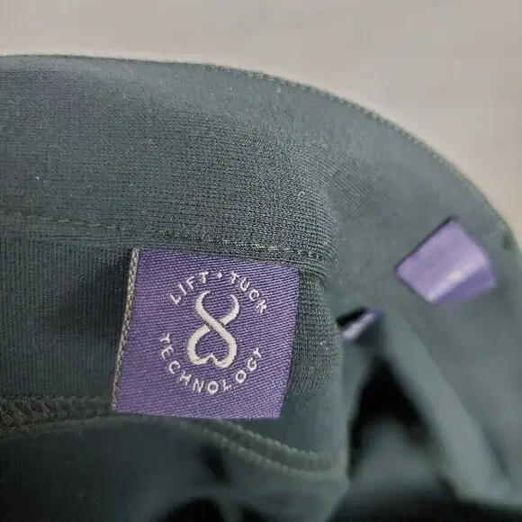 NEW NYDJ Cindy Trouser Pant Ponte Knit Womens Sz 8 Petite Gray Slim Leg Stretch - Picture 10 of 13